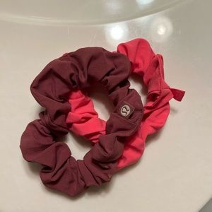 Two lululemon scrunchies